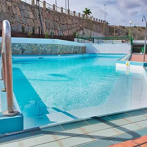 Malibu 2 Con Aire Acondicionado, Campo De Tennis Y Piscina Con Solarium Apartamento Puerto Rico (Gran Canaria)